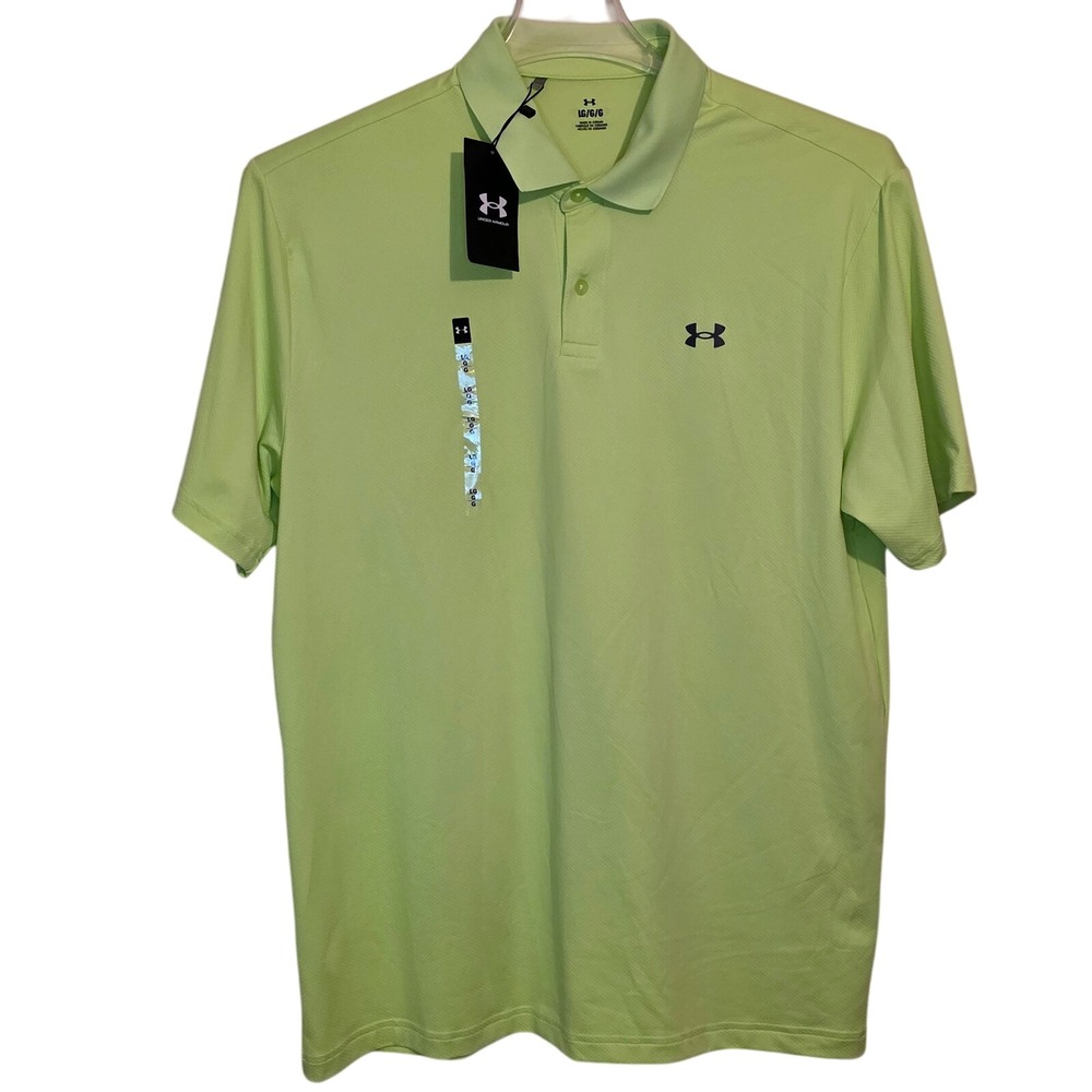 Under Armour Men's Neon Green Polo Shirt